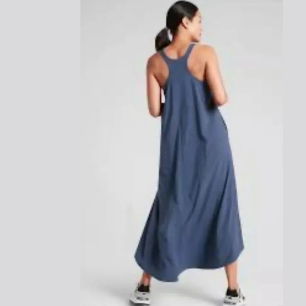 ATHLETA Presidio Dress Iron Blue NWT - Picture 2 of 3